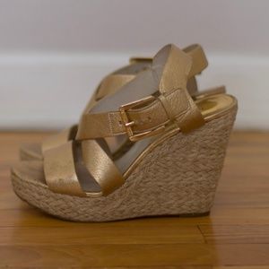 Michael Kors Giovanna Leather Espadrille Wedge